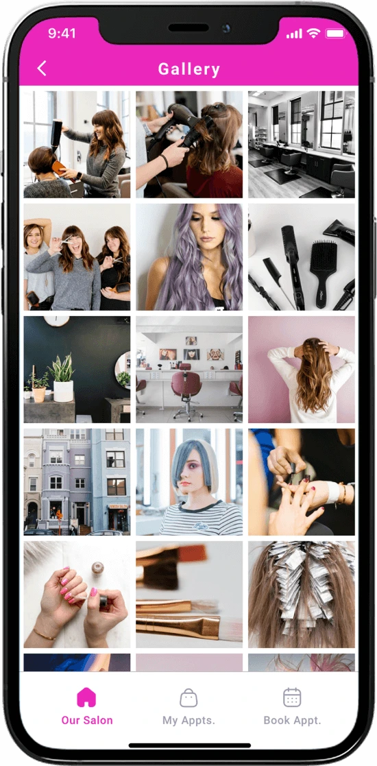 salon app development